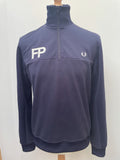 vintage  Urban Village Vintage  urban village  tracktop  sportswear  Navy Jacket  Navy  MOD  mens  M  long sleeve  Jacket  high neck  Fred Perry  elasticated