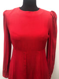 Shelana of London 1970s Long Sleeved Mini Dress by - Size 10