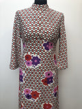 womens  white  vintage  Urban Village Vintage  summer dress  printed dress  multi  maxi dress  long dress  floral print  floral dress  floral  dress  60s  1960s  10