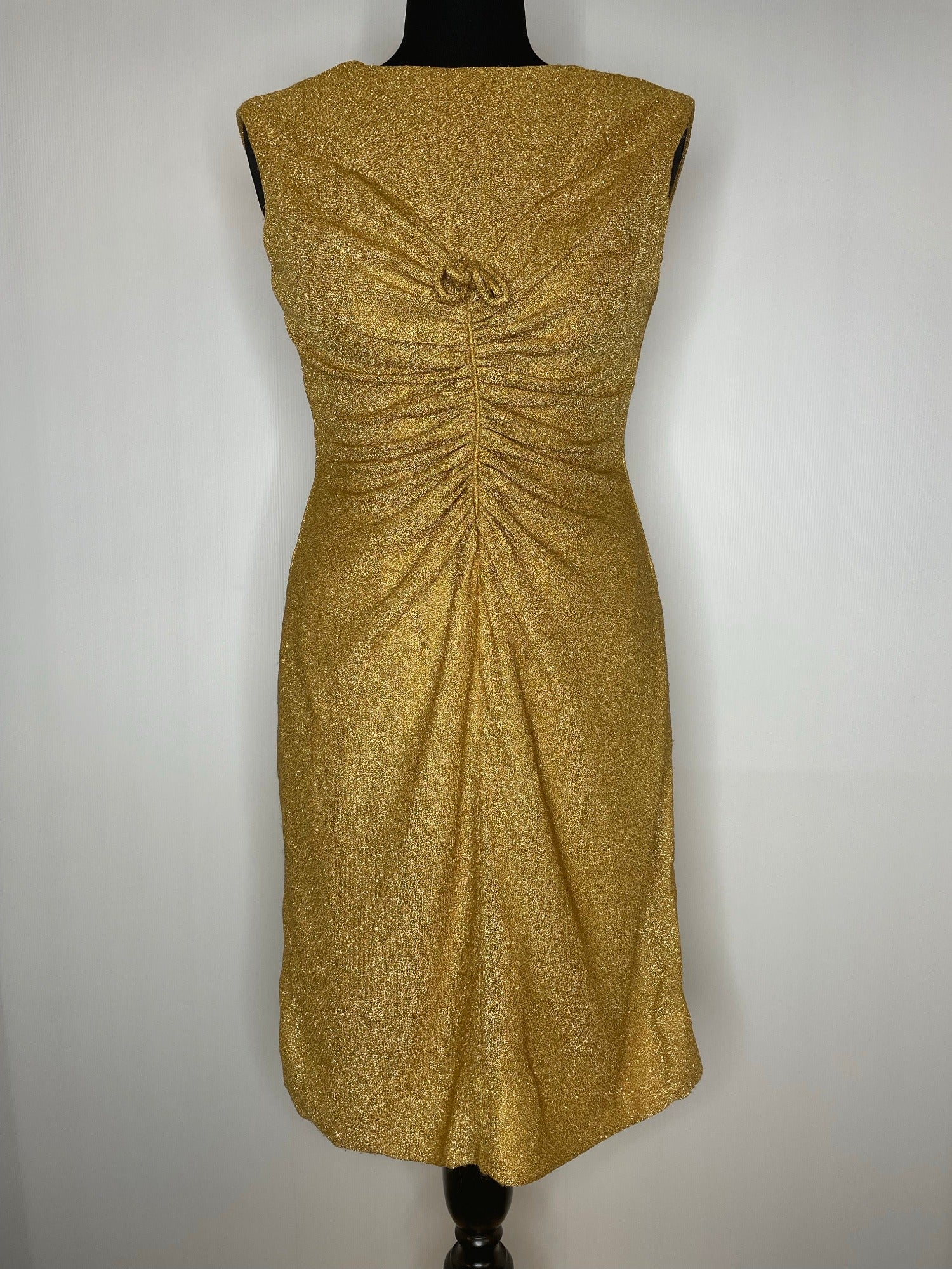 Vintage 1960s Gold Lurex Mini Evening Shift Dress - UK 10 - Urban Village UrbanVillageVintage Vintage 1960s Gold Lurex Mini Evening Shift Dress - UK 10 - Urban Village UrbanVillageVintage