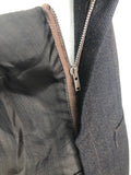 waistcoat  vintage  vest  v neck  Urban Village Vintage  urban village  tank  sleevless  side zip  pockets  mod  mens  M  full lining  formal  dark grey  60s  1960s