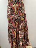 womens  vintage  Urban Village Vintage  urban village  summer dress  summer  string fastening  straps  Paisley Print  paisley  maxi dress  hippie  full length  70s  70  60s  1970s  1960s
