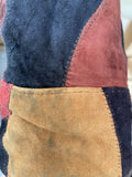 vintage  Urban Village Vintage  Suede Jacket  Suede  patchwork  Mens jacket  mens coat  mens  M  Jacket  hippie  baggy  90s  1990s