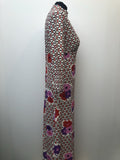 womens  white  vintage  Urban Village Vintage  summer dress  printed dress  multi  maxi dress  long dress  floral print  floral dress  floral  dress  60s  1960s  10