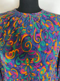 woodstock  womens  vintage  urban village  scooter dress  scooter  retro  psychedelic  psych  MOD  long sleeve  hippy  hippie  Cotton  corduroy  cord  acid  60s  1970s  1960s  10