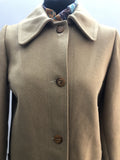 womens jacket  womens coat  womens  vintage  Urban Village Vintage  urban village  Michel Beaudouin  coat  check  brown  beige  60s  1960s  12