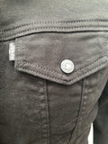womens jacket  womens coat  womens  vintage  Sherpa  S  levis strauss  levis  jean  jacket  denim  black  8 Urban vintage village