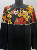 zip back  womens  vintage  Urban Village Vintage  smock dress  short dress  scooter dress  scooter  red  psychedelic  psych  orange  modette  MOD  mini dress  micro mini  long sleeved  long sleeve  lily  floral print  empire line  empire  dress  dolly dress  dolly  black  60s  1960s  12