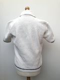 White  vintage  Urban Village Vintage  Three button  sportswear  s  polo top  mens  70s  70  1970s