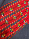 woodstock  womens  vintage  Urban Village Vintage  urban village  Skirts  skirt  red  patterned  pattern  multi  midi skirt  maxi skirt  maxi  long skirt  hippy  hippie  floral pattern  ethnic print  denim  chambray  boho  bohemian  blue  70s  1970s  10