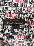 vintage  Urban Village Vintage  urban village  The Beatles  text  short sleeved  short  retro  patterned  patterened  mens  M  logo  button down  button  ben sherman