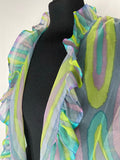 womens  waistcoat  vintage  Urban Village Vintage  urban village  sleeveless  purple  pucci  psychedelic  psych  pink  lingerie  green  emilio pucci  chiffon  cardi  blue  16  14-16  14