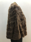 womens  vintage  Urban Village Vintage  urban village  Small  s  retro  real fur  mink  lining  lined  hook and eye  fur  Fishers Gloucester  evening  capelet  cape  brown  40s  40  1940s