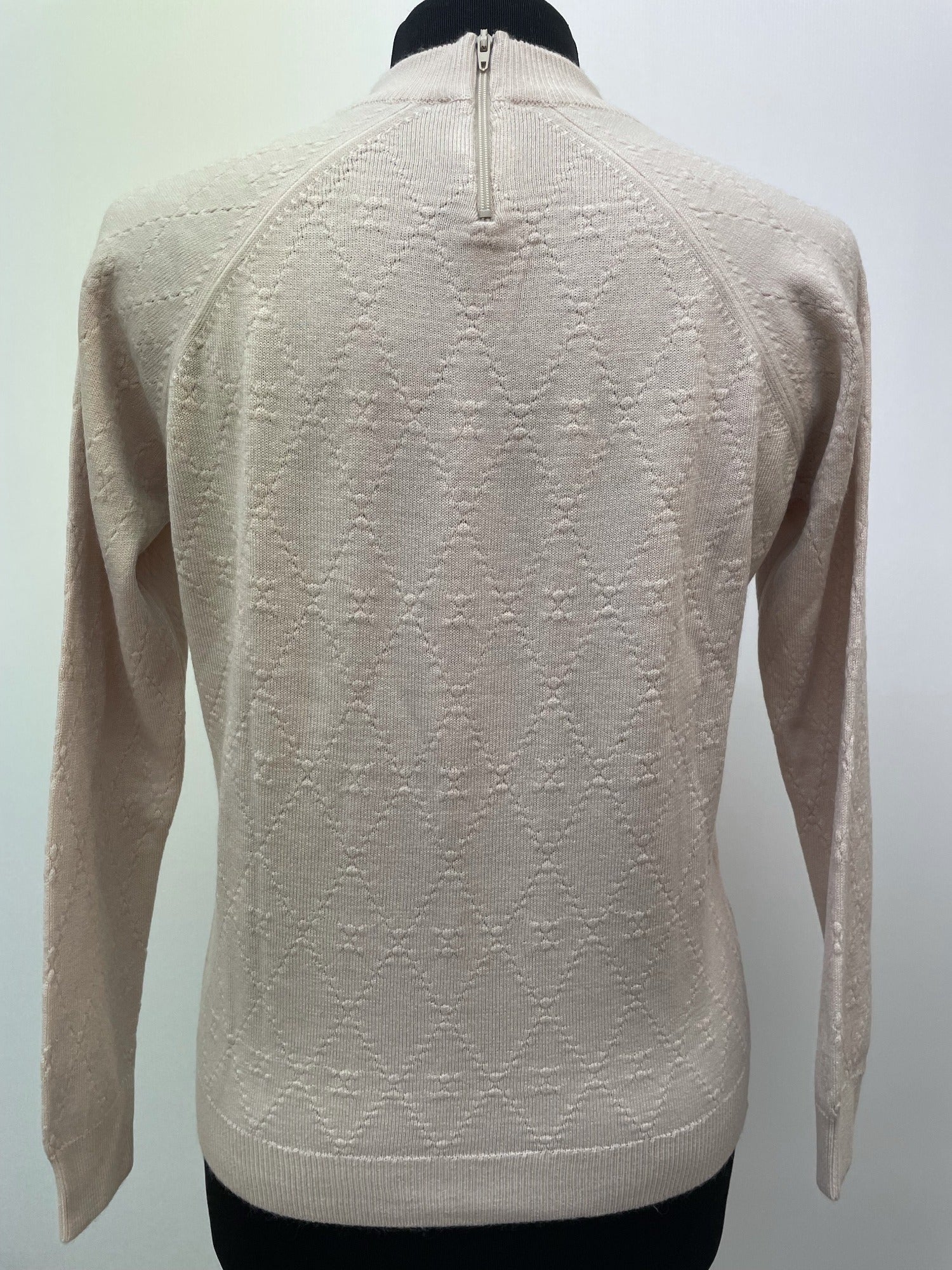 womens  winter  vintage  Urban Village Vintage  urban village  sunbeam  retro  long sleeves  Long sleeved top  long sleeve  knitwear  knitted  knit  jumper  high neck  embroidery detail  Embroidered  elasticated  60s  1960s  12