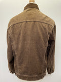 white tag  vintage  Urban Village Vintage  urban village  pockets  mens  long sleeves  long sleeved  long sleeve  levis strauss  levis  levi strauss  levi  Jacket  denim style  Denim jacket  denim  corduroy  cords  corded  cord  collared  collar  chest pockets  button front  button  brown  70s  1970s