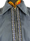 zero waste  womens jacket  womens  vintage  vegan jacket  vegan  Urban Village Vintage  urban village  UK  thrifted  thrift  sustainable  style  store  slow fashion  shop  second hand  save the planet  reuse  recycled  recycle  recycable  preloved  online  ladies  Jacket  faux sheepskin lining  faux sheepskin  fashion  ethical  embroidered trim  Embroidered  Eco friendly  Eco  dagger collar  dagger  concious fashion  clothing  clothes  Blue  birmingham  70s  1970s  16