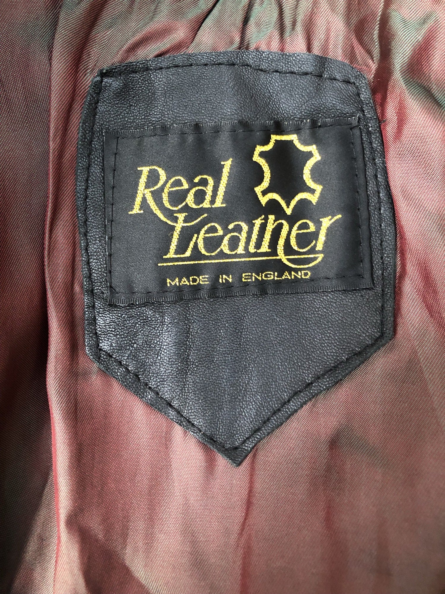 1970s Leather Fitted Jacket in Black Size 12 12