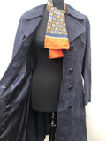 womens  winter coat  vintage  Urban Village Vintage  urban village  Suede Jacket  Suede detail  suede and leathercraft limited  Suede  long sleeve  Jacket  collar  coat  button down  button  blue  60s  1960s  10