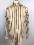1970s Stripe Shirt by Double Two - Size M