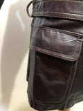 vintage  Urban Village Vintage  urban village  Rounded collar  pockets  M  long sleeve  Leather Jacket  Leather Coat  Leather  Jacket  collar  brown  autumnal  autumn  60s  60  1960s  1960