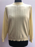 yellow  womens  waist belt  vintage  Urban Village Vintage  urban village  MOD  long sleeve  lemon  knitwear  knitted  knit  high neck  Castle  60s  1960s  14