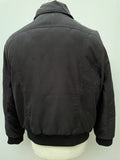 vintage  Urban Village Vintage  thick  pockets  mens  logo  levis strauss  levis  L  Jacket  insulated  elasticated  coat  button down  blanket lined  Black Jacket  black