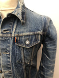 Jacket  Denim jacket  70s  1970s  Blue  XS  vintage  Urban Village Vintage  levis strauss  levis  jean  jacket  denim