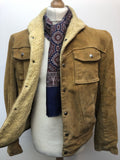 western wear  western  vintage  Urban Village Vintage  urban village  Suede Jacket  Suede  sprung  pockets  mens  M  long sleeves  long sleeve  Jacket  collared  collar  chest pockets  button  60s  1960s