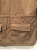 Mens Military Style Jacket - Khaki - Size L - Urban Village Vintage Military
