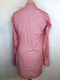 vintage  Urban Village Vintage  urban village  striped shirt  Shirt  satin  red  New and Lingwood  Mens Shirts  mens  long sleeve  Gentlemans collar  formal shirt  formal  Eton College Shirt  collar  60s  1960s