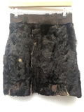zip  womens  vintage  Urban Village Vintage  urban village  suede  Skirts  skirt  mini skirt  goat skin  boho  blue  8  70s  1970s