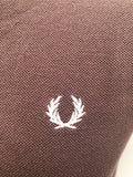 vintage  Urban Village Vintage  urban village  summer  Shirt  polo top  polo  Mens Shirts  mens  L  Fred Perry  comped cotton  brown