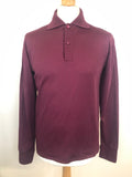 1970s Long Sleeved Polo Top by Berketex - Size L