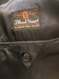 Winter Coat  winter  vintage  Urban Village Vintage  urban village  S  pockets  mens  long sleeve  J.Wood Stuart  Grey  collared  collar  Blue  big collar  60s  1960s