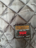 vintage  Urban Village Vintage  thick  pockets  mens  logo  levis strauss  levis  L  Jacket  insulated  elasticated  coat  button down  blanket lined  Black Jacket  black