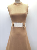 1960s Linen Dress by Berkertex - Size 8
