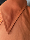 vintage  urban village  top  Talbot  Shirt  retro  Orange  mens  long sleeve  dagger collar  collar  button fastening  70s  70  1970s