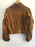 Western  vintage  Urban Village Vintage  Suede Jacket  suede fringing  Suede  s  Mens jacket  mens  John Carr  brown  70s  70  1970s  Online store