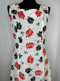 womens  white  vintage  Urban Village Vintage  square neck  retro  multi  midi  floral print  floral dress  floral  dress  70s  1970s  12
