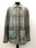 wool  womens  waistcoat  vintage  Urban Village Vintage  tunic  checked  check  cape  blue  Andrew Stuart  60s