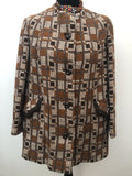 womens jacket  womens coat  womens  vintage  Urban Village Vintage  MOD  brown  60s  1960s  16