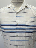 vintage  Urban Village Vintage  urban village  summer  stripey  Stripes  striped  short sleeved  short sleeve  Shirt  pockets  Mens Shirts  mens  M  hodges  cuban