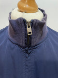 Fred Perry Blue Zip Up Bomber Jacket Size M