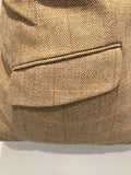 One Off Handmade Bag Made From Original Vintage Tweed Tailored by Boyd of England Jacket - Brown - Urban Village Vintage