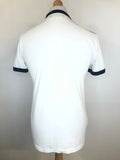 white  Top  T-Shirt  Stripes  sportswear  S  MOD  mens  Logo design  Fred Perry