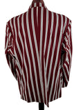 zero waste  XL  vintage  UK  thrifted  thrift  Tailored  tailor made  sustainable  style  stripey  Stripes  striped  stripe detailing  stripe  store  slow fashion  shop  second hand  save the planet  reuse  red  recycled  recycle  recycable  preloved  online  Mens jacket  mens  ladies  Jacket  fashion  ethical  Eco friendly  Eco  Crown and Jester  concious fashion  clothing  clothes  burgundy  boating jacket  Blazer  Birmingham  60s style  60s  1960s