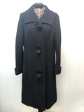 1960s Coat by Marshall and Snelgrove London - Size 16