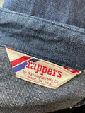 western  vintage  usa  Urban Village Vintage  urban village  shirt  shacket  rappers  press stud  mens  medium  m  denim style  denim shirt  denim  button fastening  blue  70s  1970s