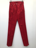 W29  vintage  Urban Village Vintage  urban village  tags  straight leg  straight cut  slacks  red  pockets  pocket detail  NOS  logo  levis strauss  levis  levi strauss  levi  L34  front pockets  deadstock  Cotton  chinos  10