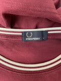 vintage  Urban Village Vintage  urban village  tee  t shirt  summer top  summer  stripey  Stripes  striped  stripe  short sleeved  short sleeve  S  retro  MOD  mens  crew neck  Cotton  burgundy